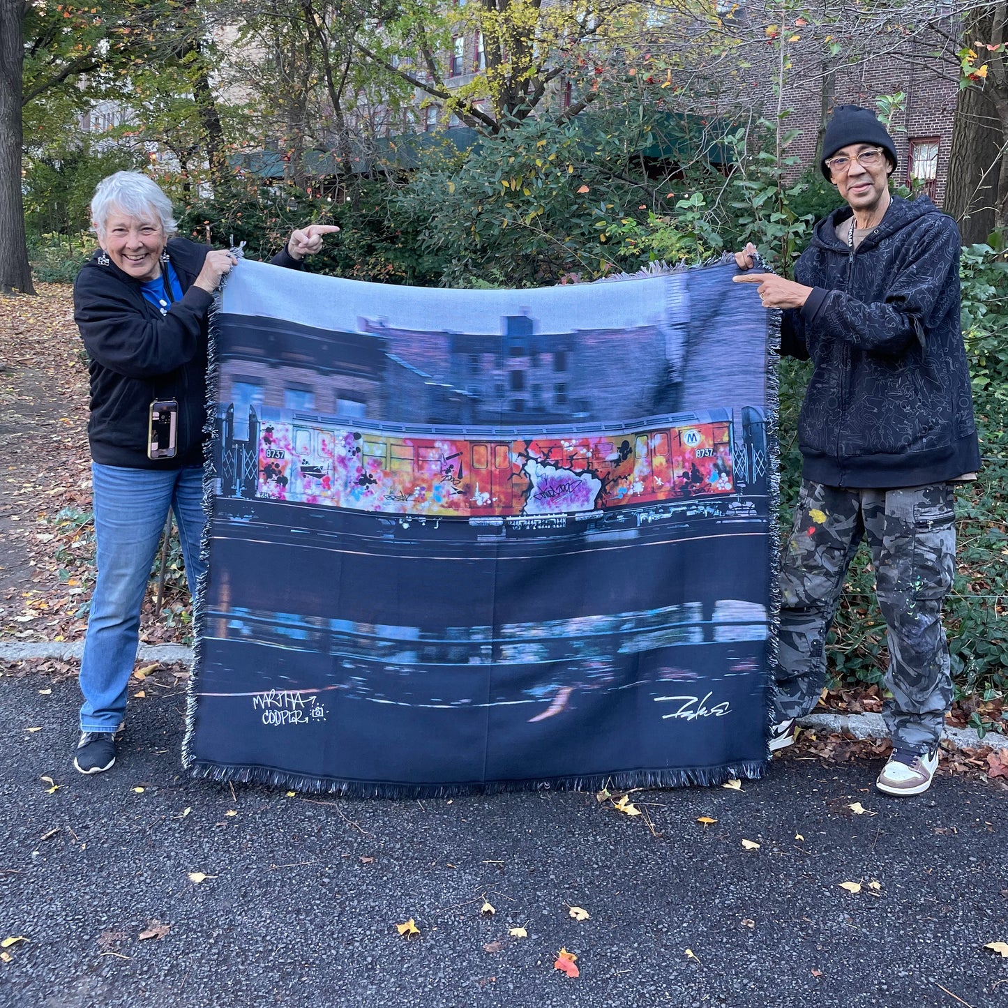 MARTHA COOPER x FUTURA BREAK TAPESTRY BLANKET