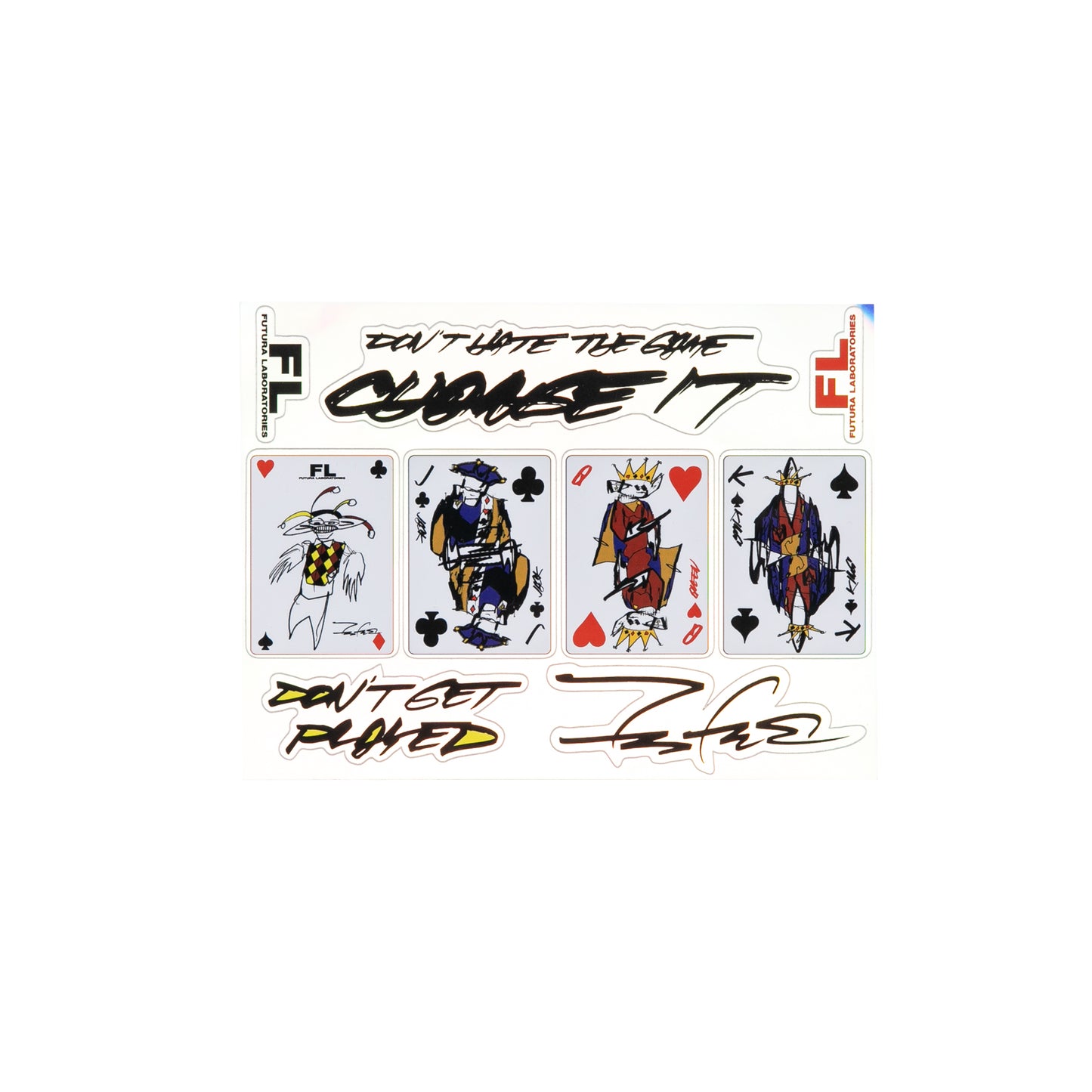 CARDS STICKER SHEET