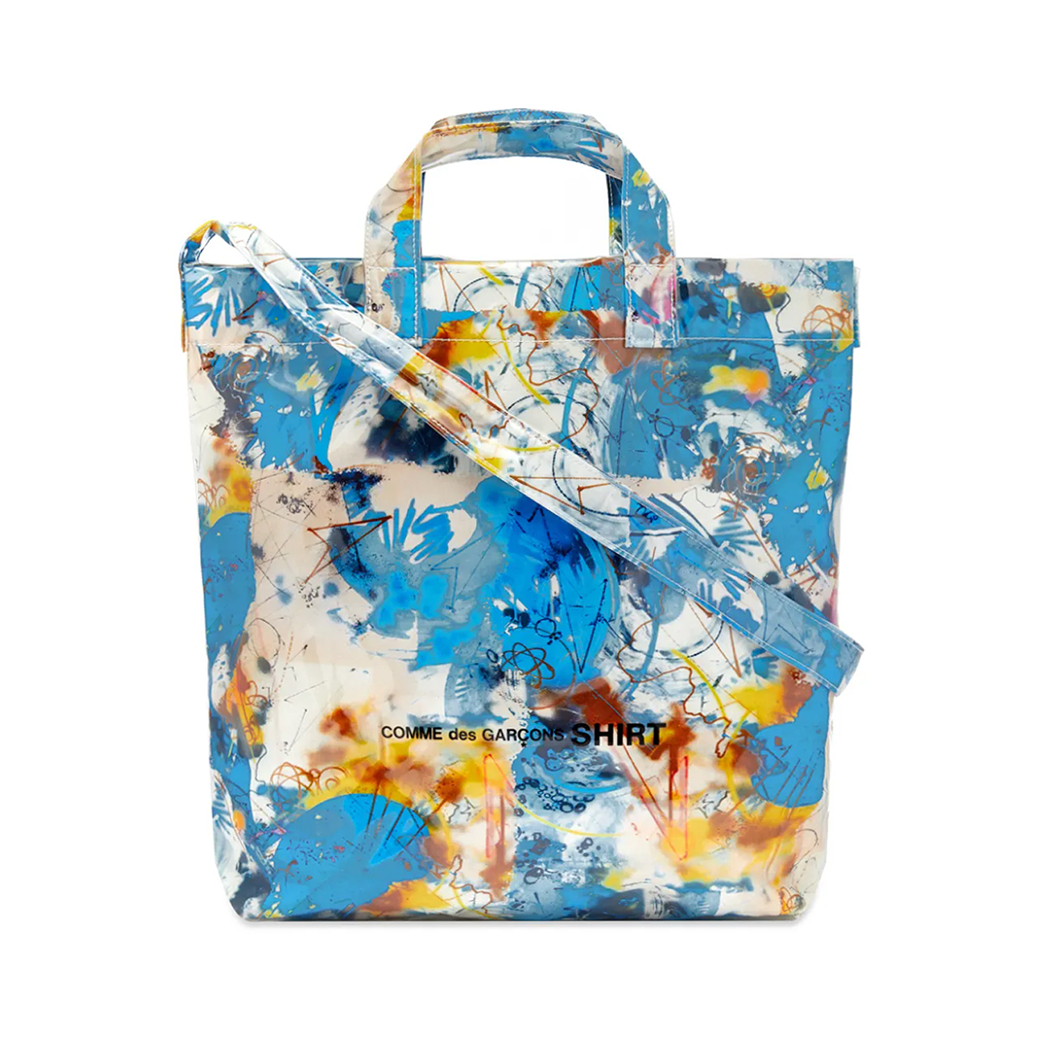 Cdg shirt top tote bag