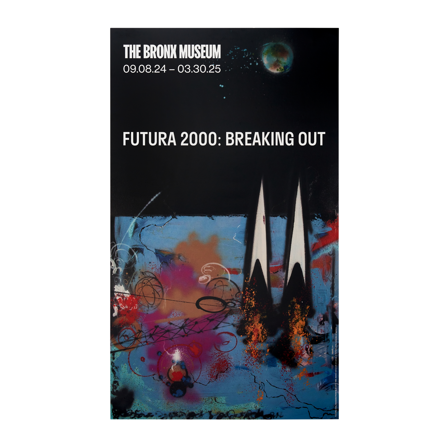 BRONX MUSEUM x FUTURA EXHIBITION POSTER