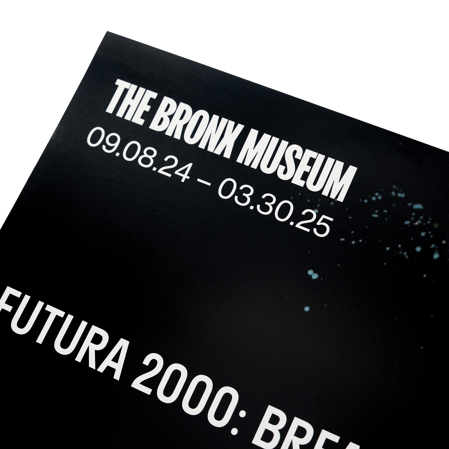 BRONX MUSEUM x FUTURA EXHIBITION POSTER