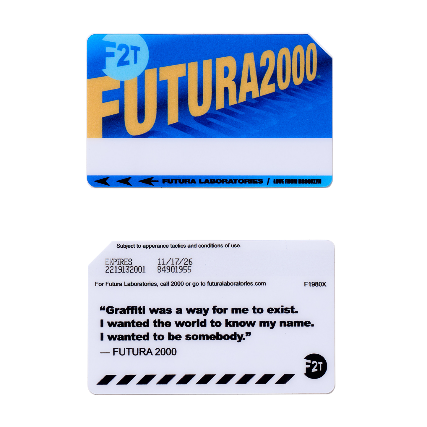 F2T METRO STICKER 2-PACK