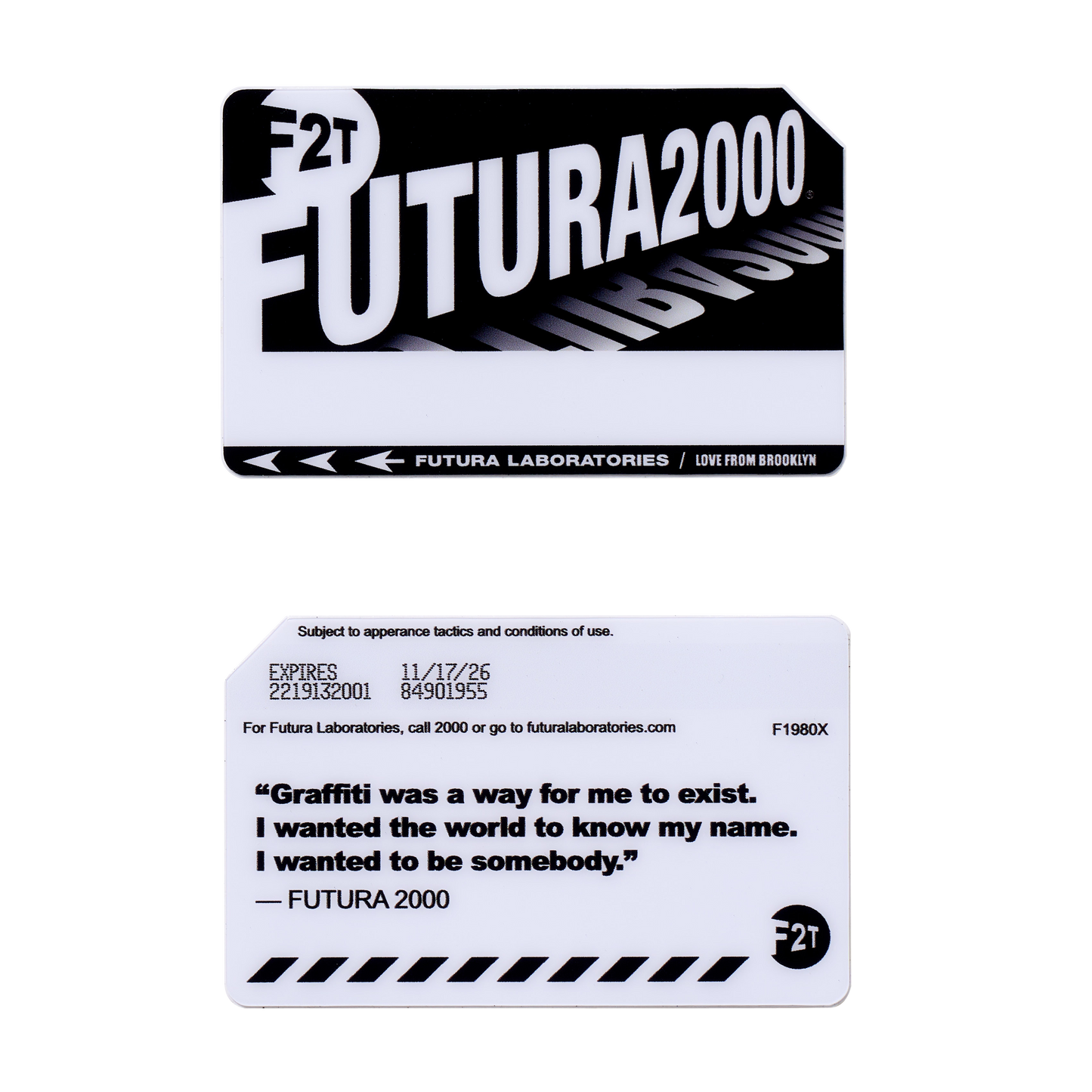 F2T METRO STICKER 2-PACK