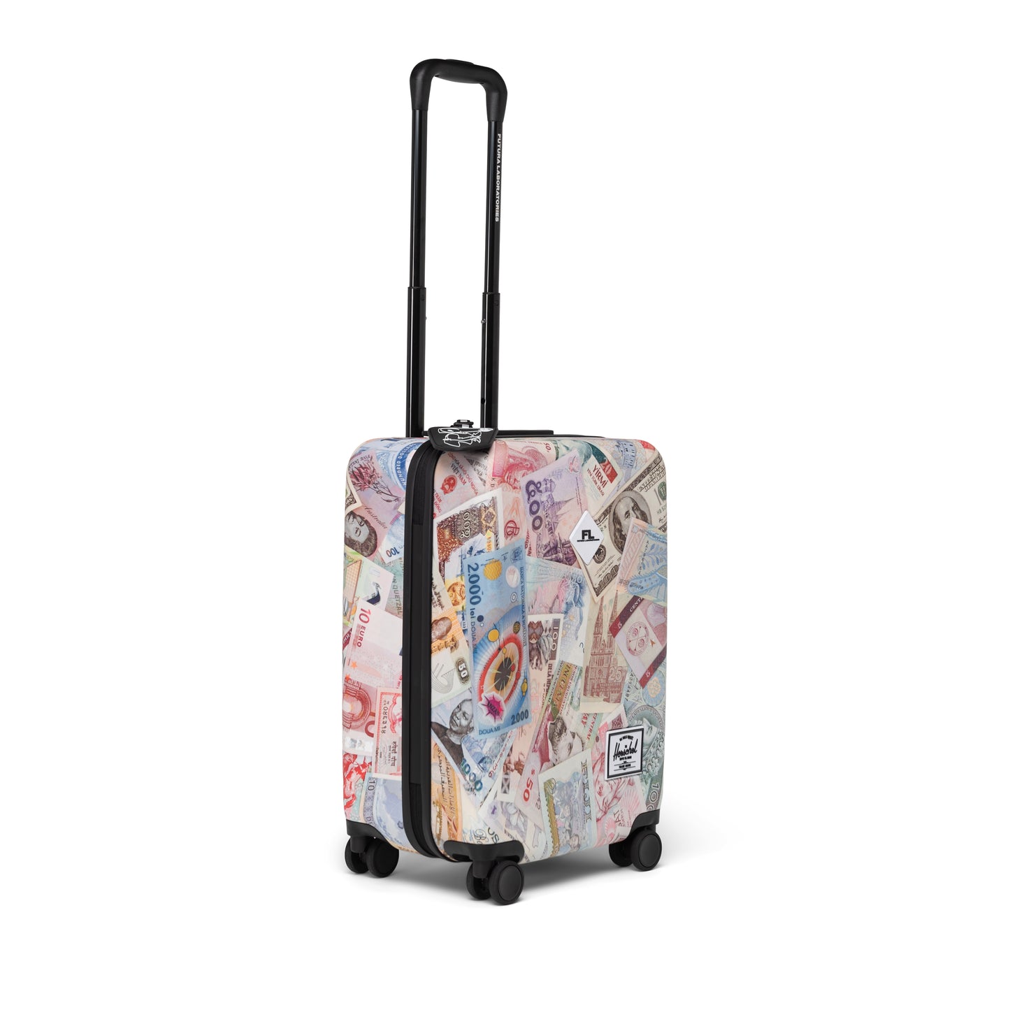 FL x HERSCHEL HERITAGE HARDSHELL LARGE CARRY ON LUGGAGE