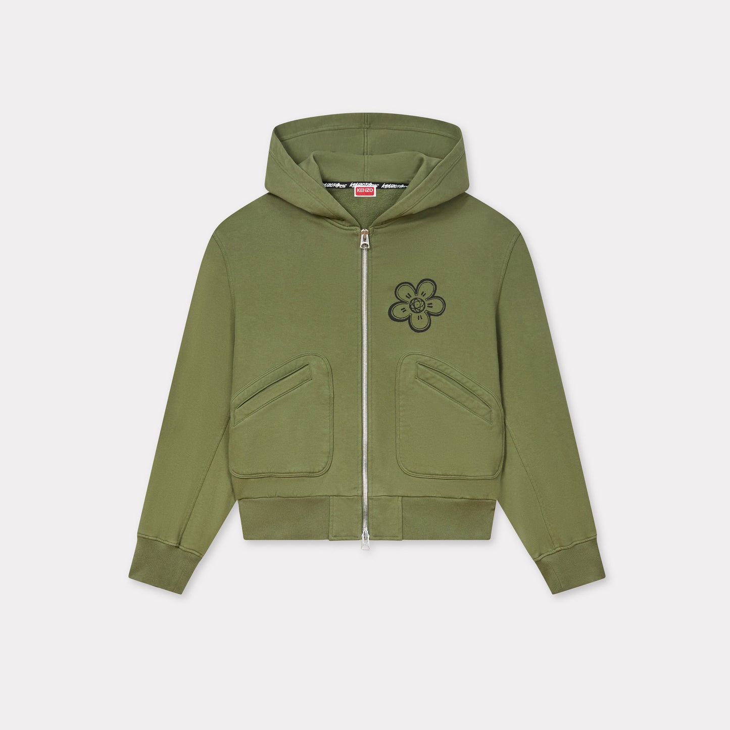 KENZO x FUTURA 2000 BOXY FULL-ZIP HOODIE