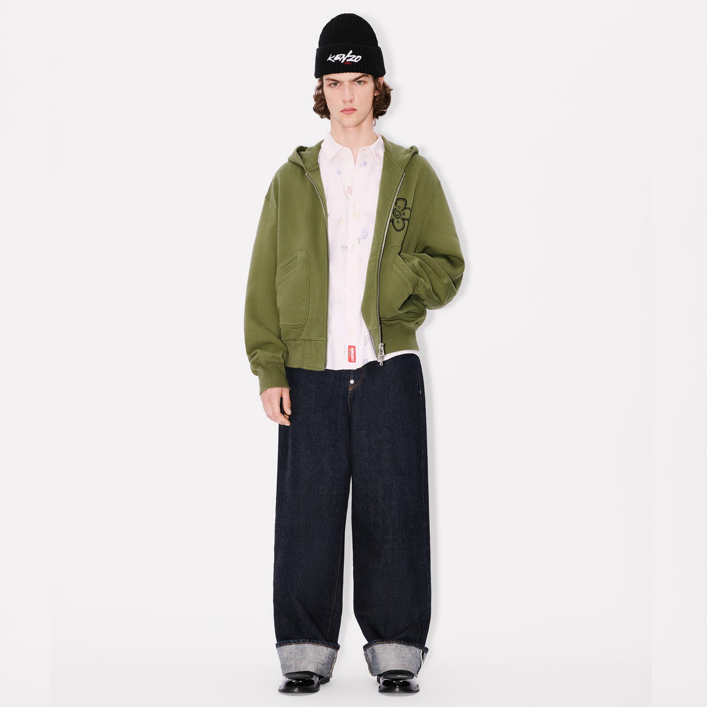 KENZO x FUTURA 2000 BOXY FULL-ZIP HOODIE