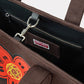 KENZO x FUTURA 2000 LARGE CANVAS TOTE BAG - CHOCOLATE