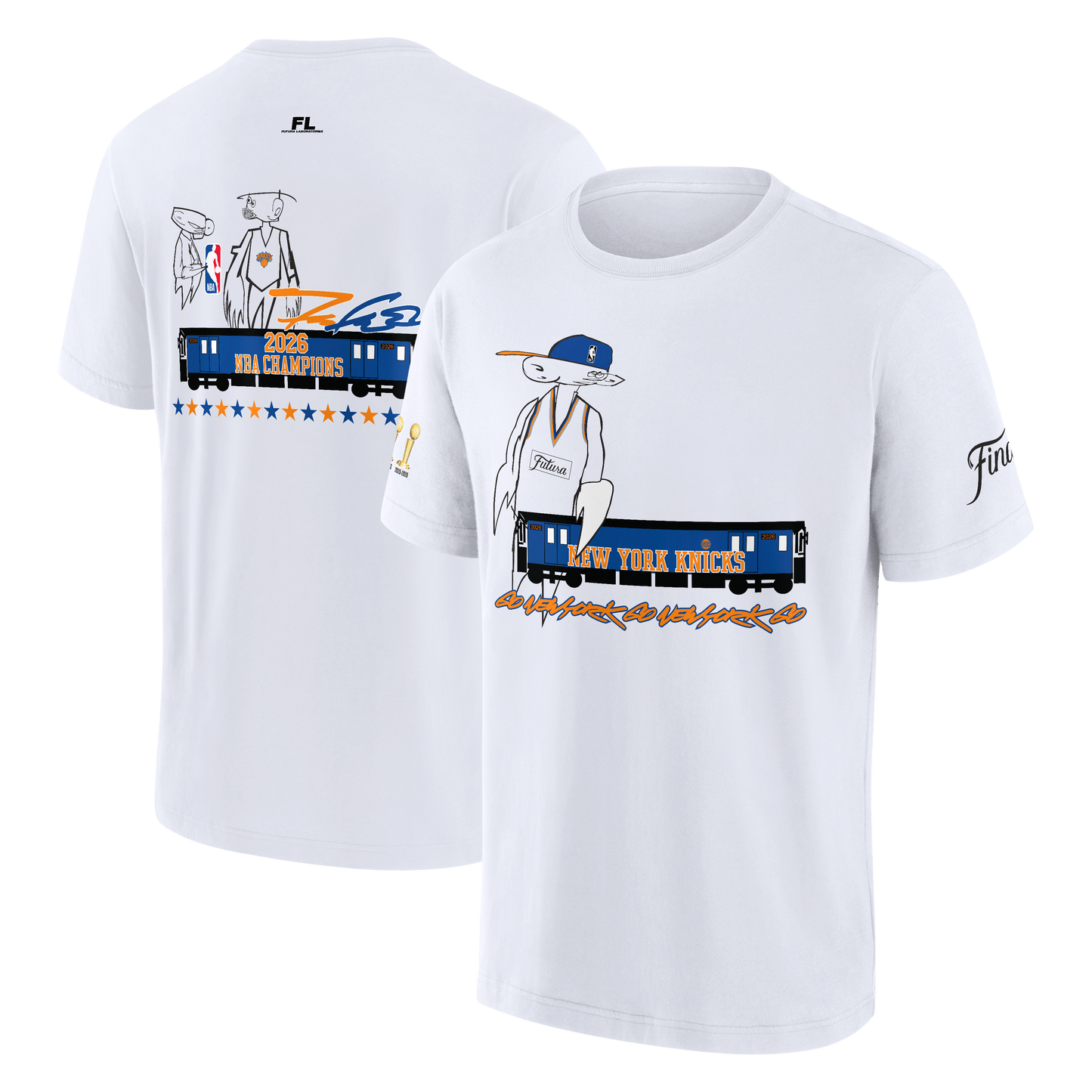 NEW YORK KNICKS x FUTURA 'Go New York Go' T-Shirt