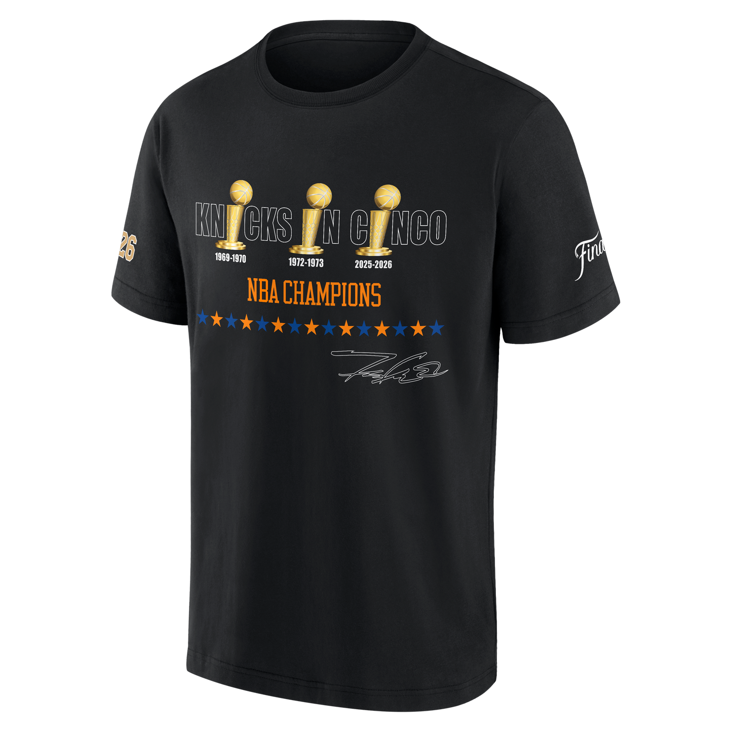 NEW YORK KNICKS x FUTURA 'Knicks In Cinco' T-Shirt