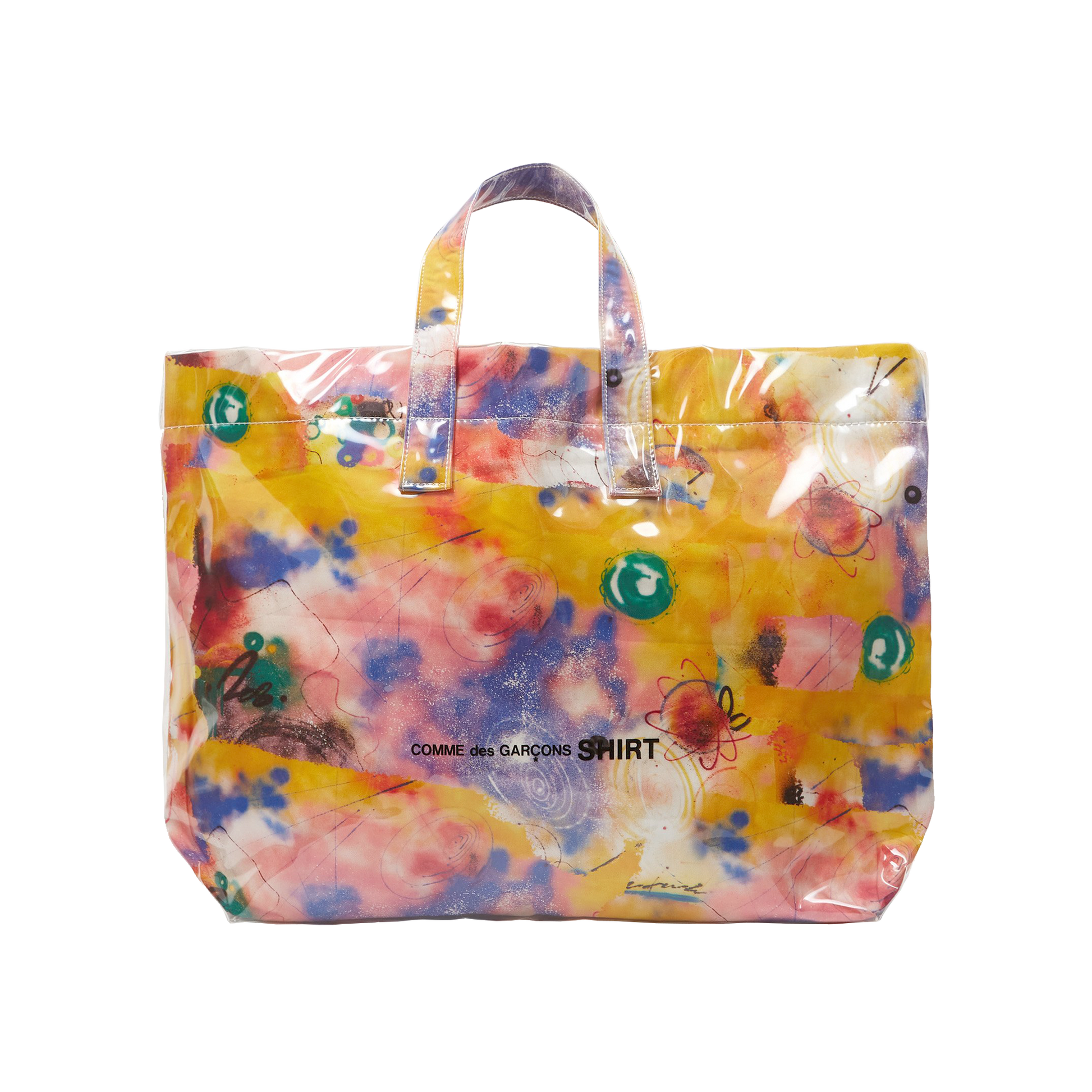 Comme des garcons clear tote sales